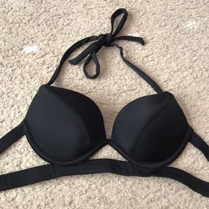 Black cut out push up Victoria’s Secret bikini top